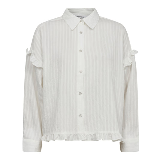 Co´couture White Selma Frill Shirt