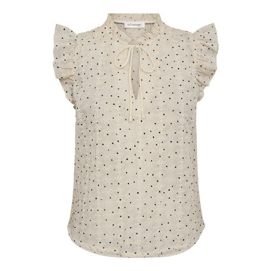 Co`Couture Off Evelyn Mini Dot Top