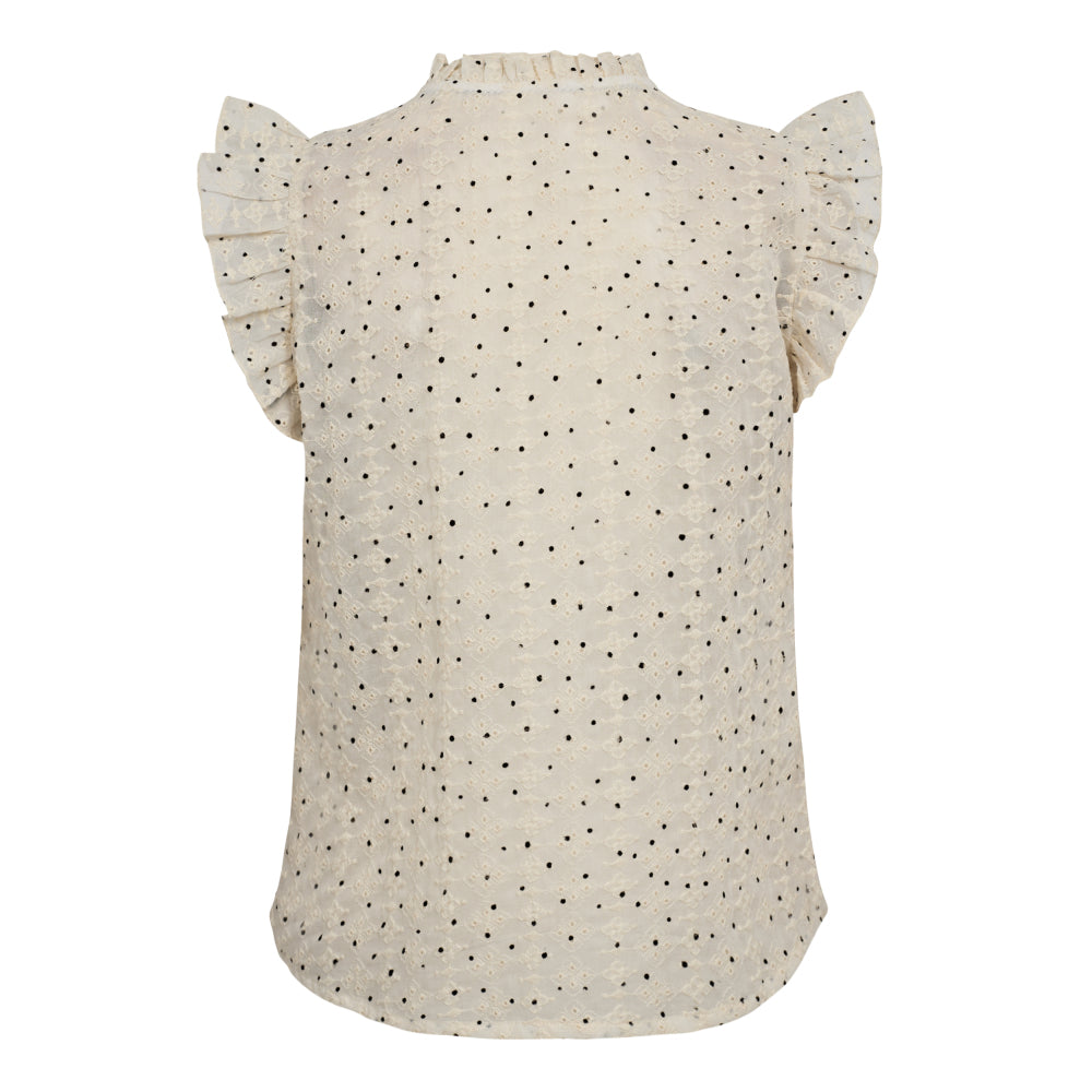 Co`Couture Off Evelyn Mini Dot Top