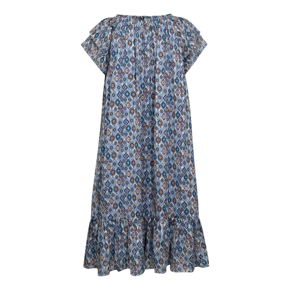 Co`Couture Sky Blue Sunrise Crop Dress