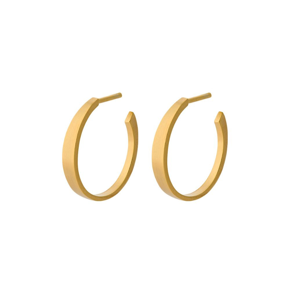 Pernille Corydon Gold Small Eclipse Earrings