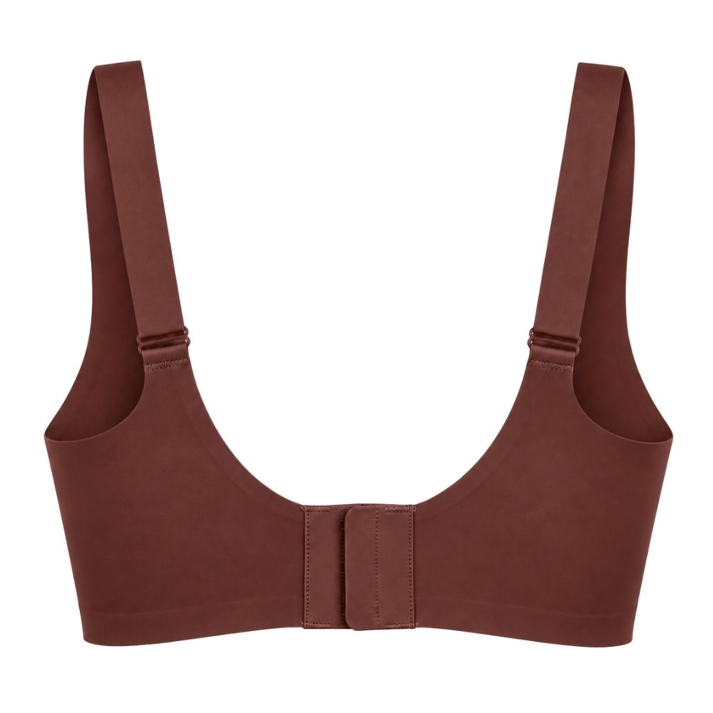 FEMIFEMME Velvet Chocolate Soft Scallop Bra
