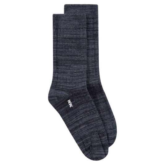 Wood Wood Silver Grey Maddie Twist Socks