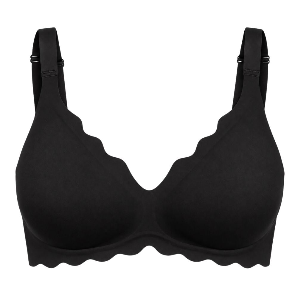 FEMIFEMME Sort Soft Scallop Bra