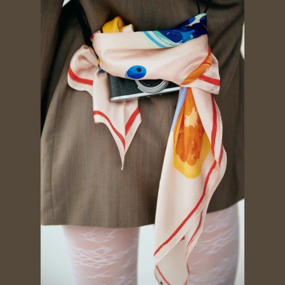 MP Pink Eliana Silk Scarf
