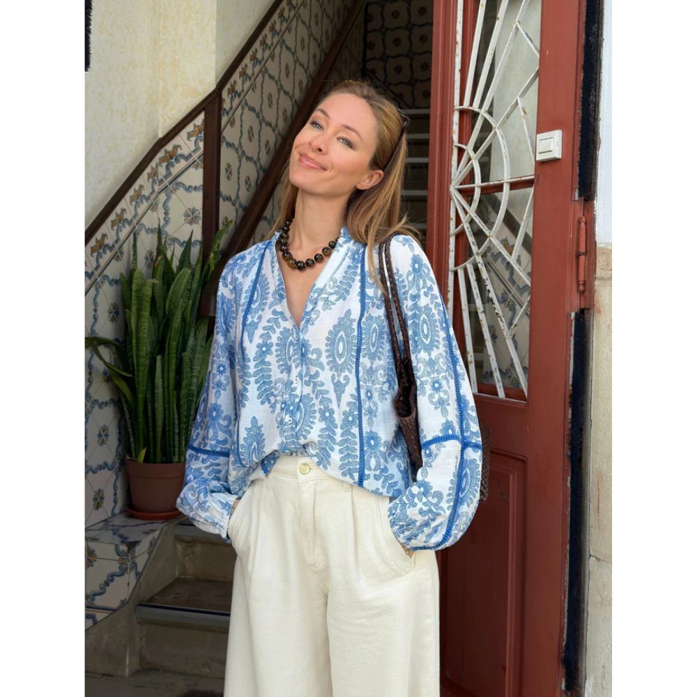 Lollys Laundry Blue VeroLL shirt