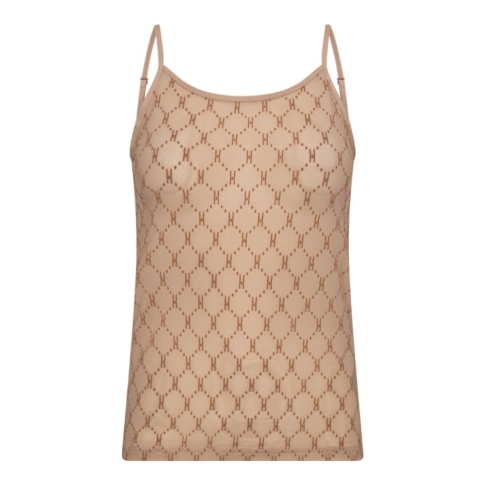 Hype The Detail Sand Mesh Top