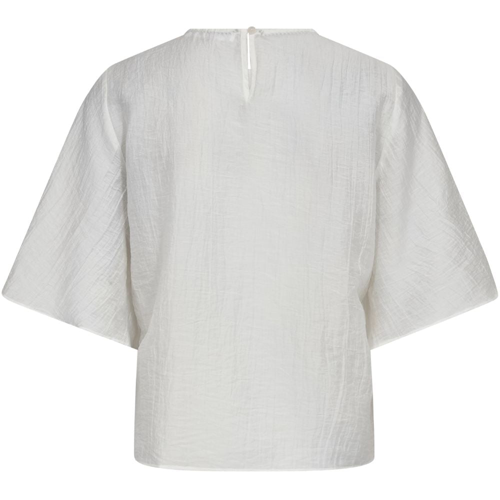 Co´Couture Hvid Conny Drape Blouse
