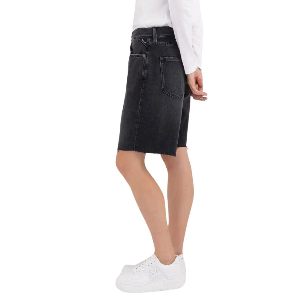 Replay Black Bermuda Shorts