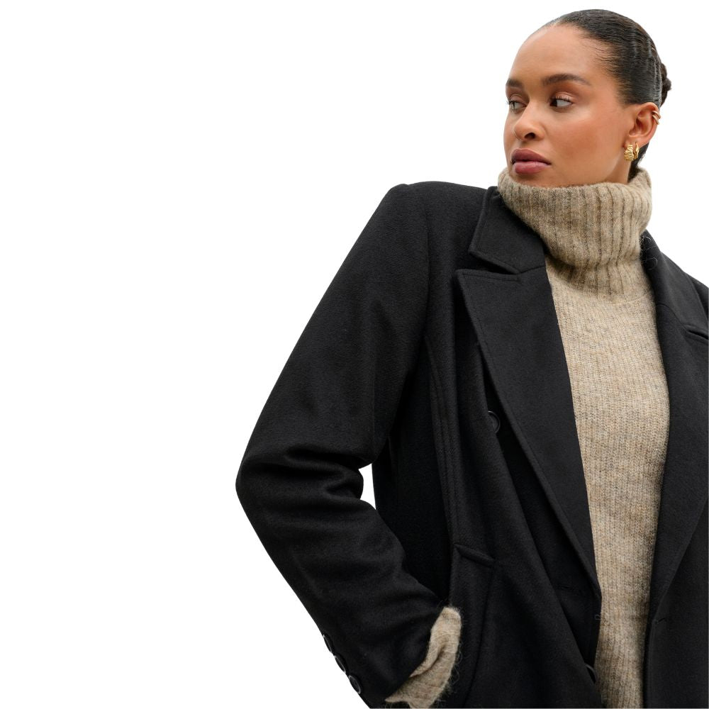 My Essential Wardrobe Black The Coat