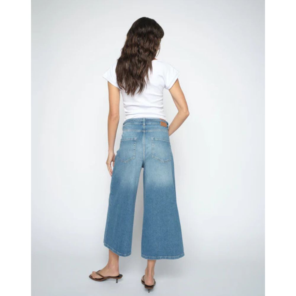 Mos Mosh Blue Capri Culotte Zack jeans
