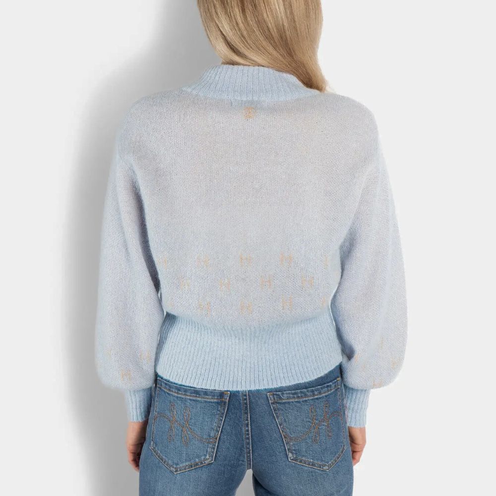 HÈST Lyseblå Martha Cardigan