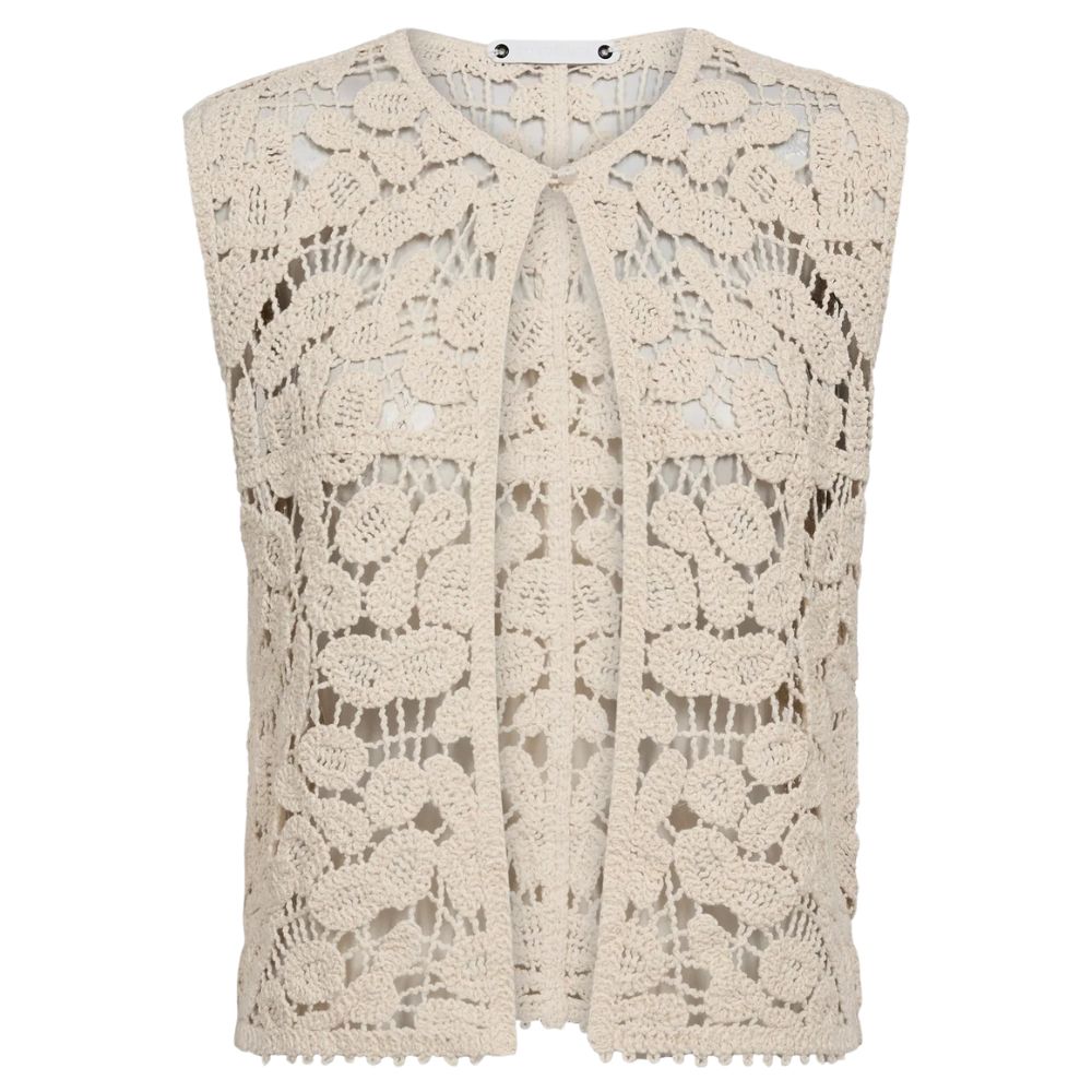 Co'Couture Bone Kelly Corchet top
