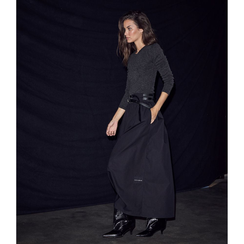 L'AMITIÉ Black Hailey Mix Belt DresS