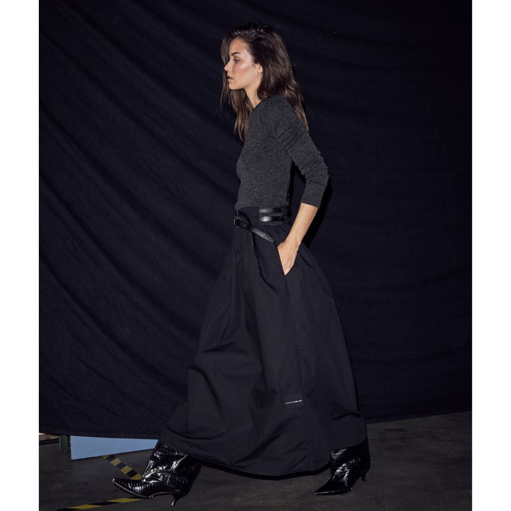 L'AMITIÉ Black Hailey Mix Belt DresS