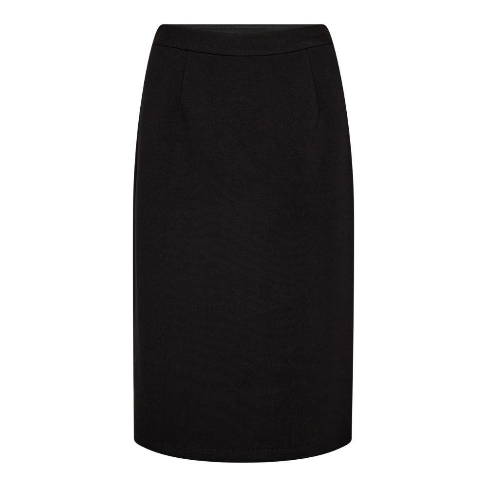 L'AMITIÉ Black Maxi Split Pencil Sk