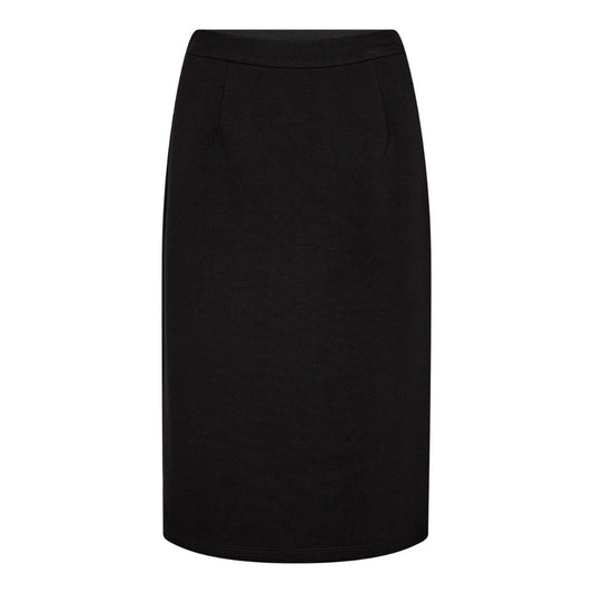 L'AMITIÉ Black Maxi Split Pencil Sk