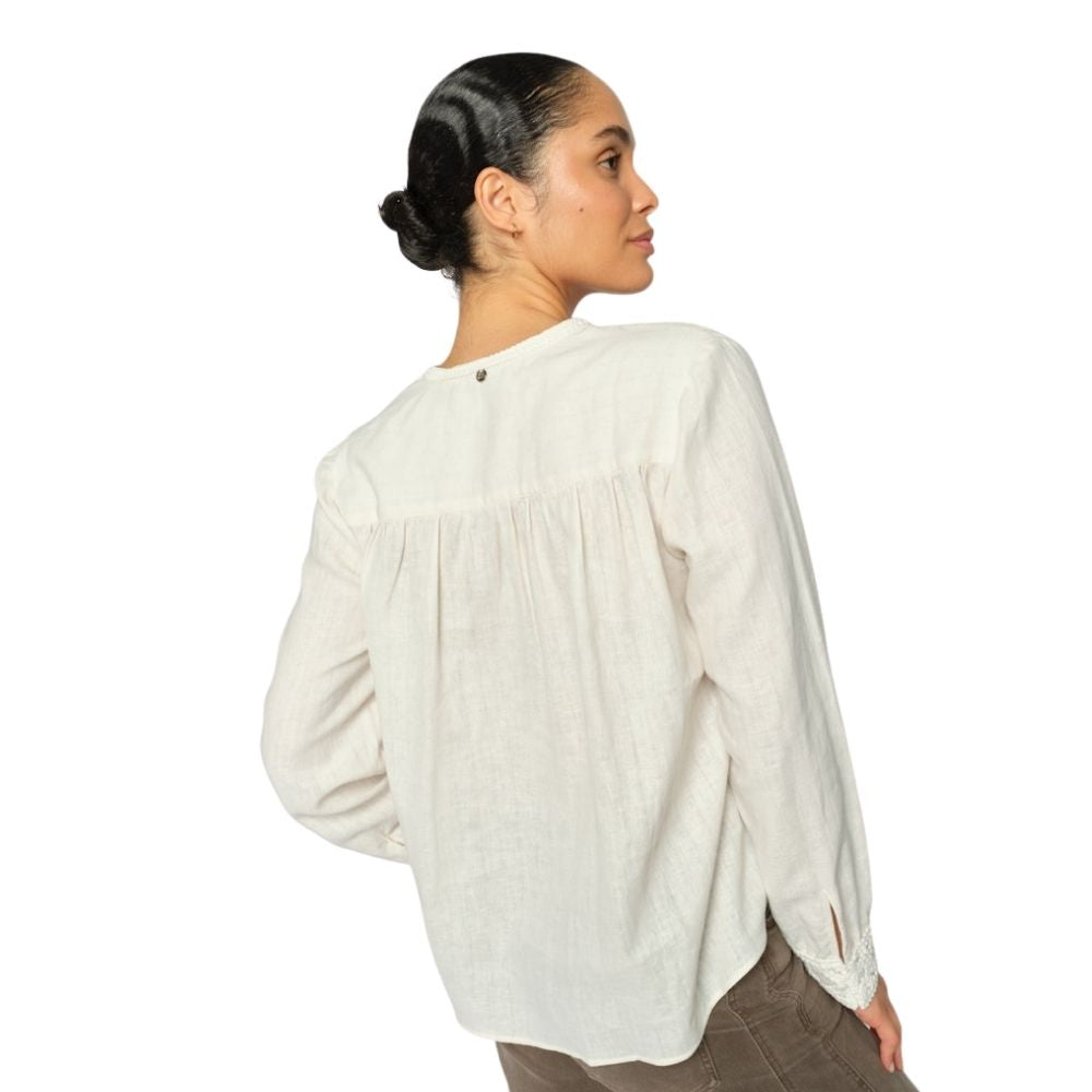 Mos Mosh Ecru Evanda Blouse