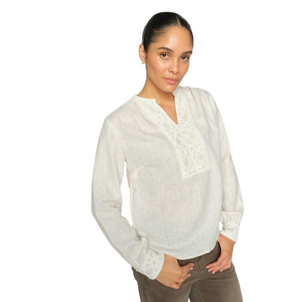 Mos Mosh Ecru Evanda Blouse