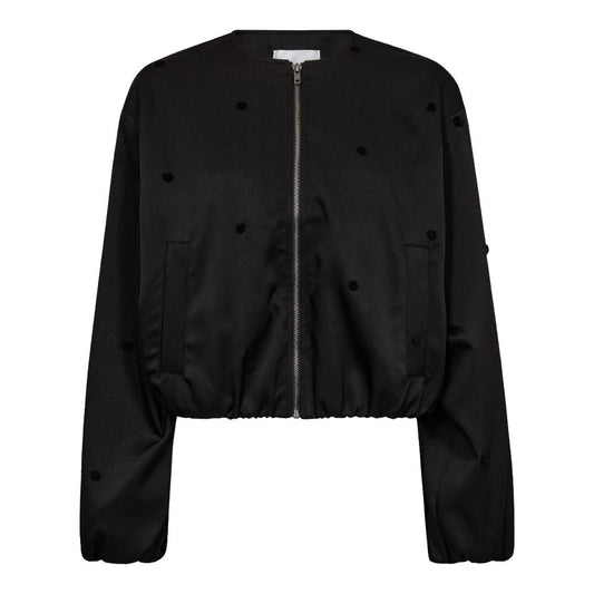 Co`Couture Sort Clover Ballon Jacke