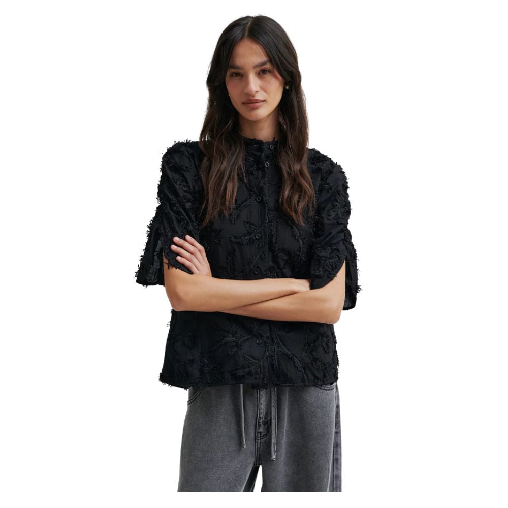 Second Female Black Seena SS Shirt