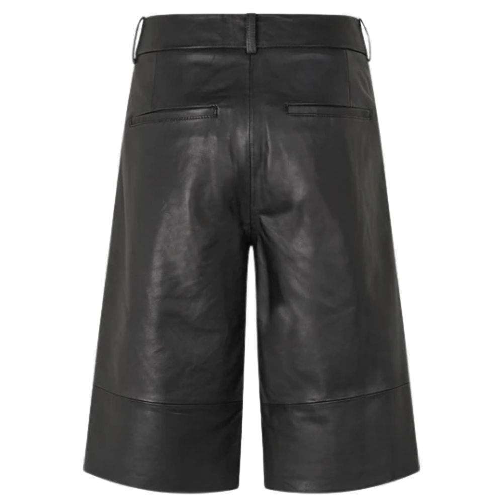 Second Female Sort Letho Leather Shorts