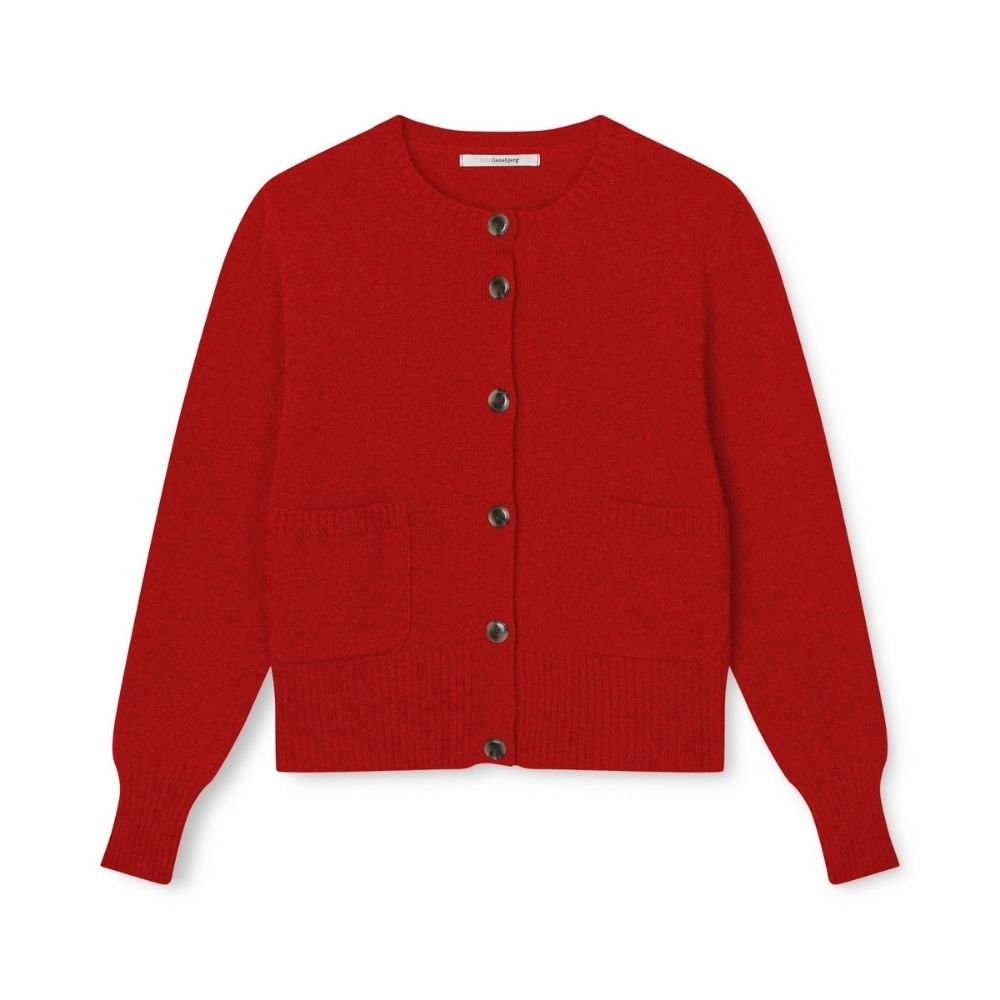 Sibin Linnebjerg Red Ingrid cardigan