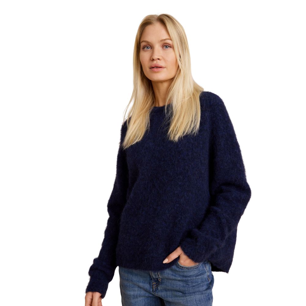 Sibin Linnebjerg Navy Fie Sweater