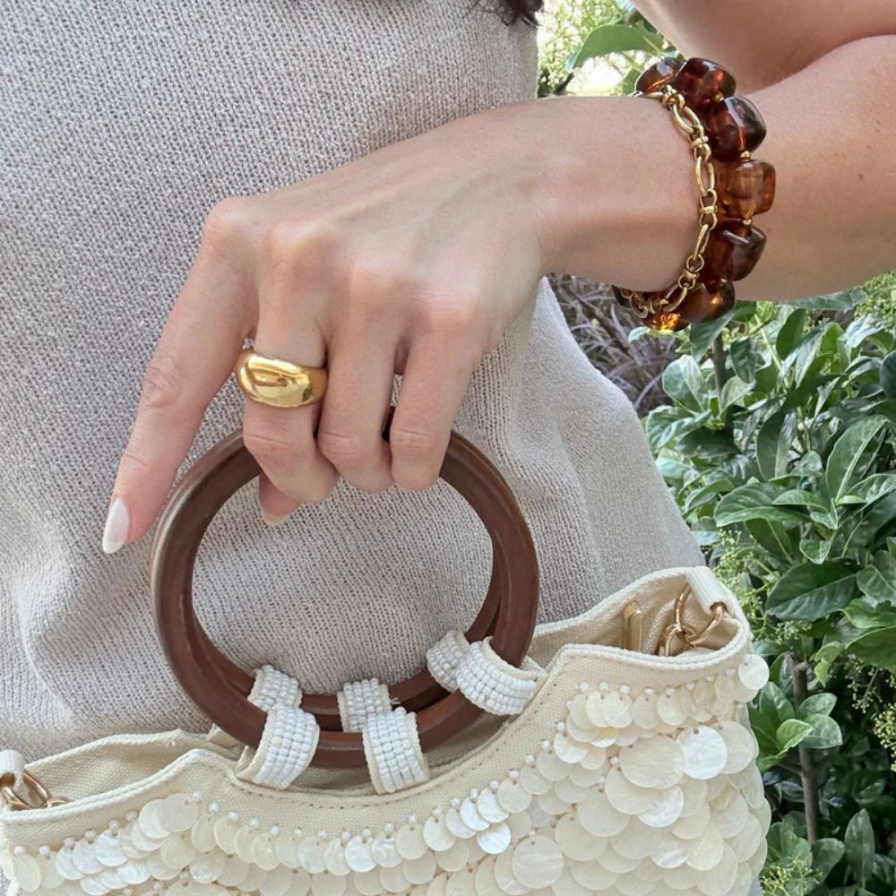 Marea - Amber Bracelet - 18K guldbelagt