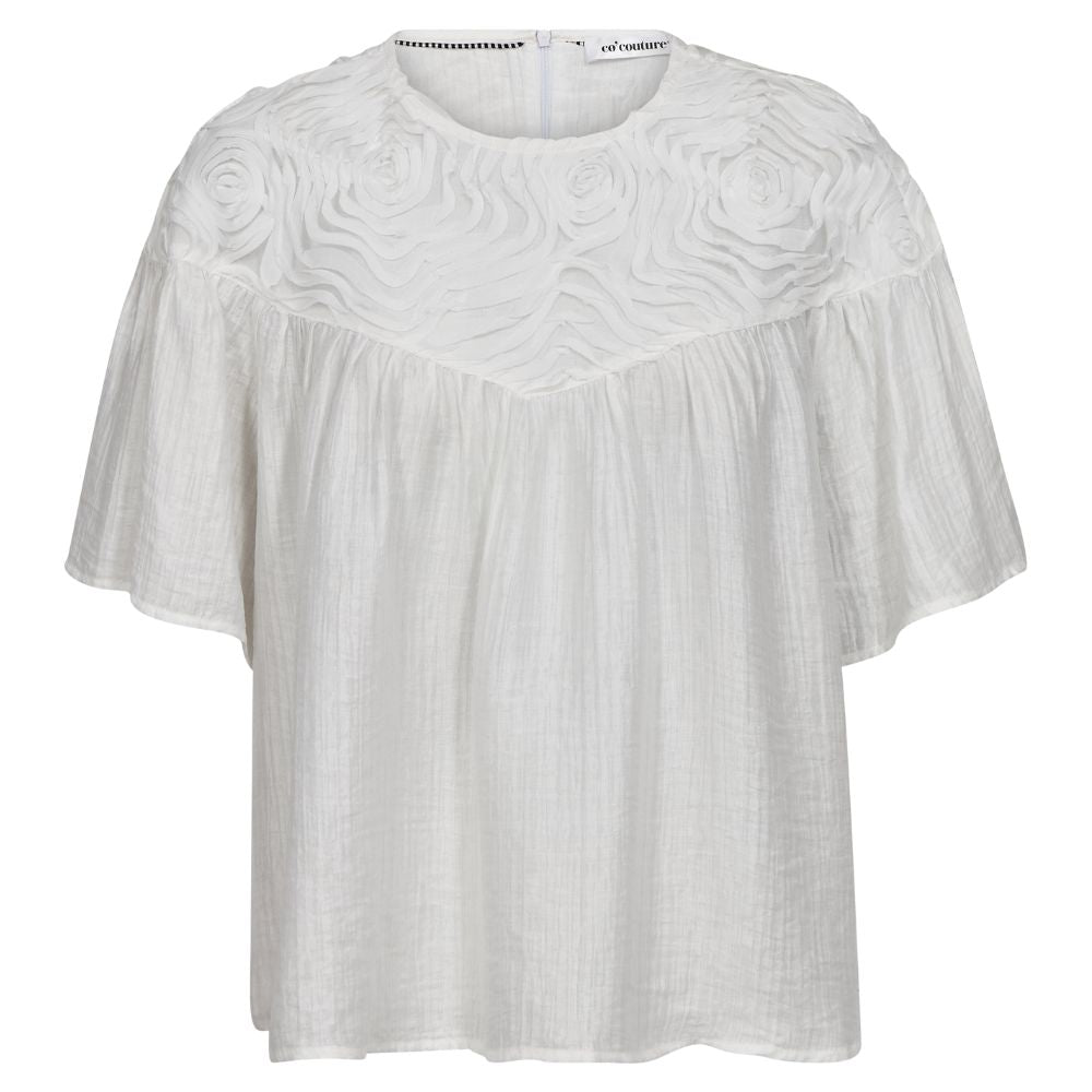 Co´Couture Hvid Tassy Flower Blouse