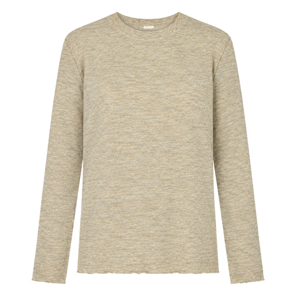 By Basics Sand Melange Shirt Collar