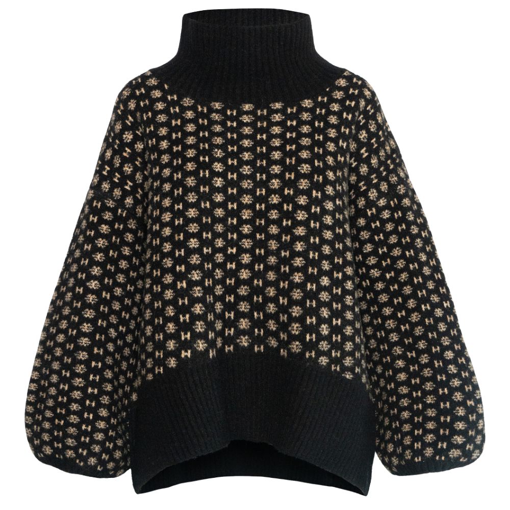 HÉST Sort LOGO sweater