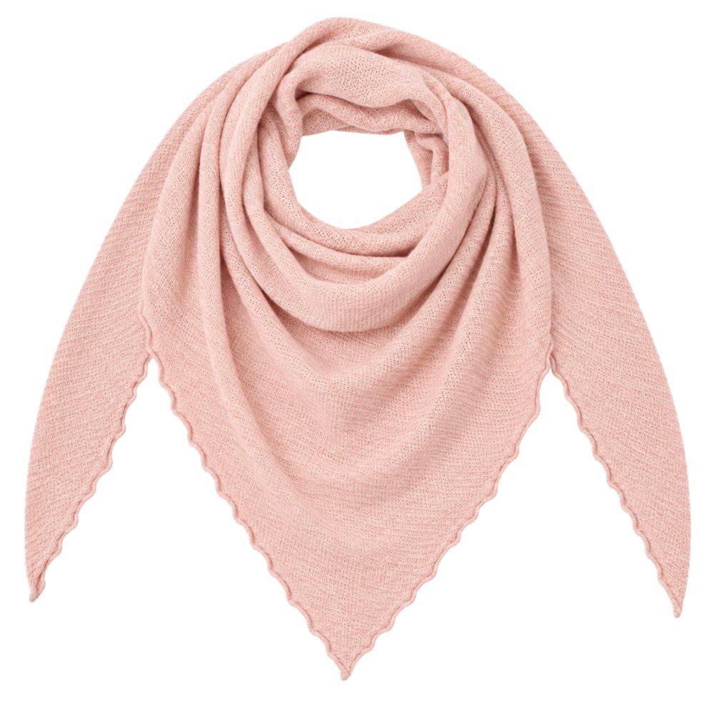 By Basics Rose Shawl W Curling