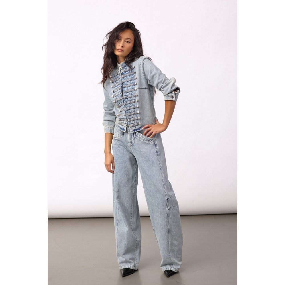 Co`Couture Denim Jackson Officer Jacket