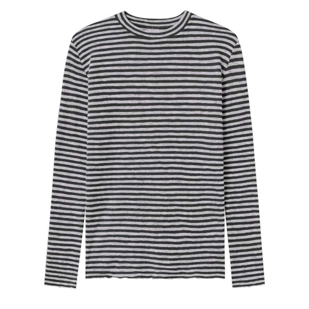 By Basics Dawn Grey/Caviar Blouse