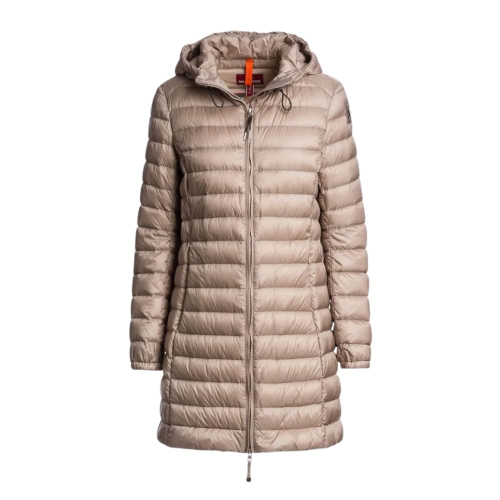 Parajumpers Mauve Grey Meredith Hooded Down Jacket