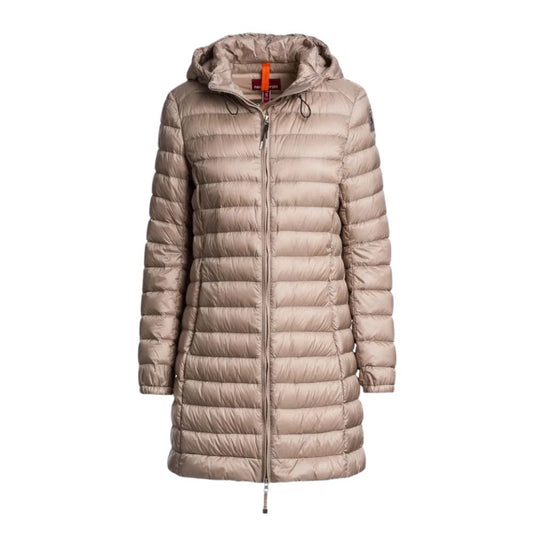 Parajumpers Mauve Grey Meredith Hooded Down Jacket