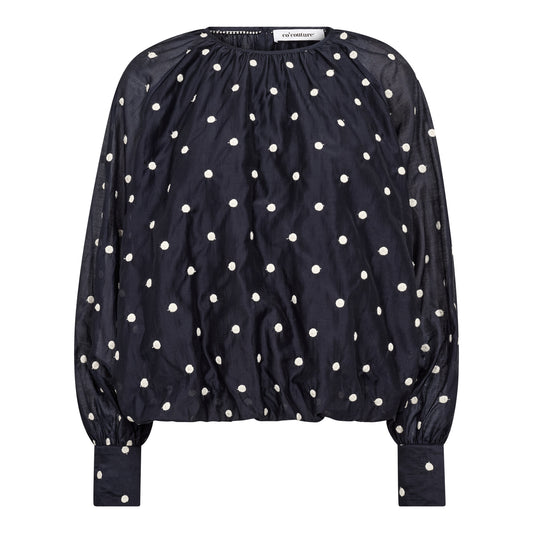 Co`Couture Navy Dita Blouse