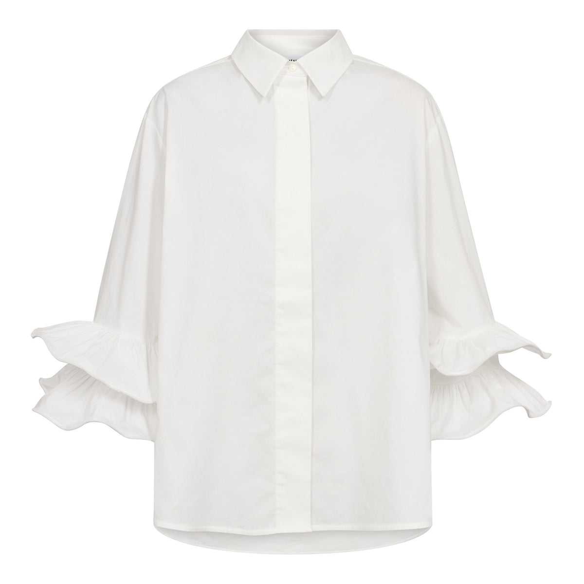 Co`Couture Hvid Halen Flare Shirt
