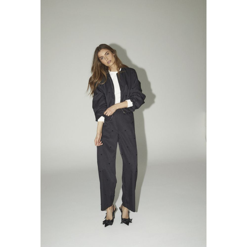 Co`Couture Sort Clover Ballon Jacke