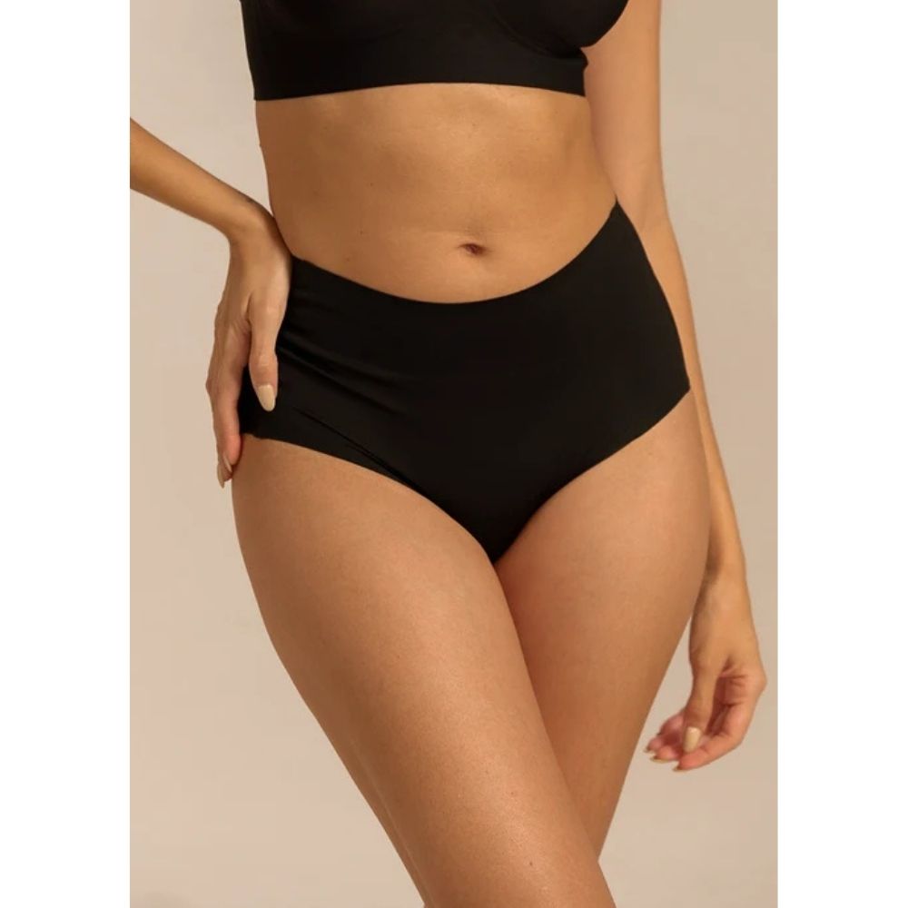 FEMIFEMME Sort Invisible Highwaist Maxi Trusser