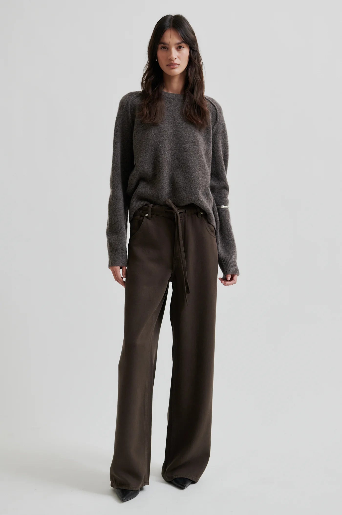 Second Female Brown Irvine Denim Jeans