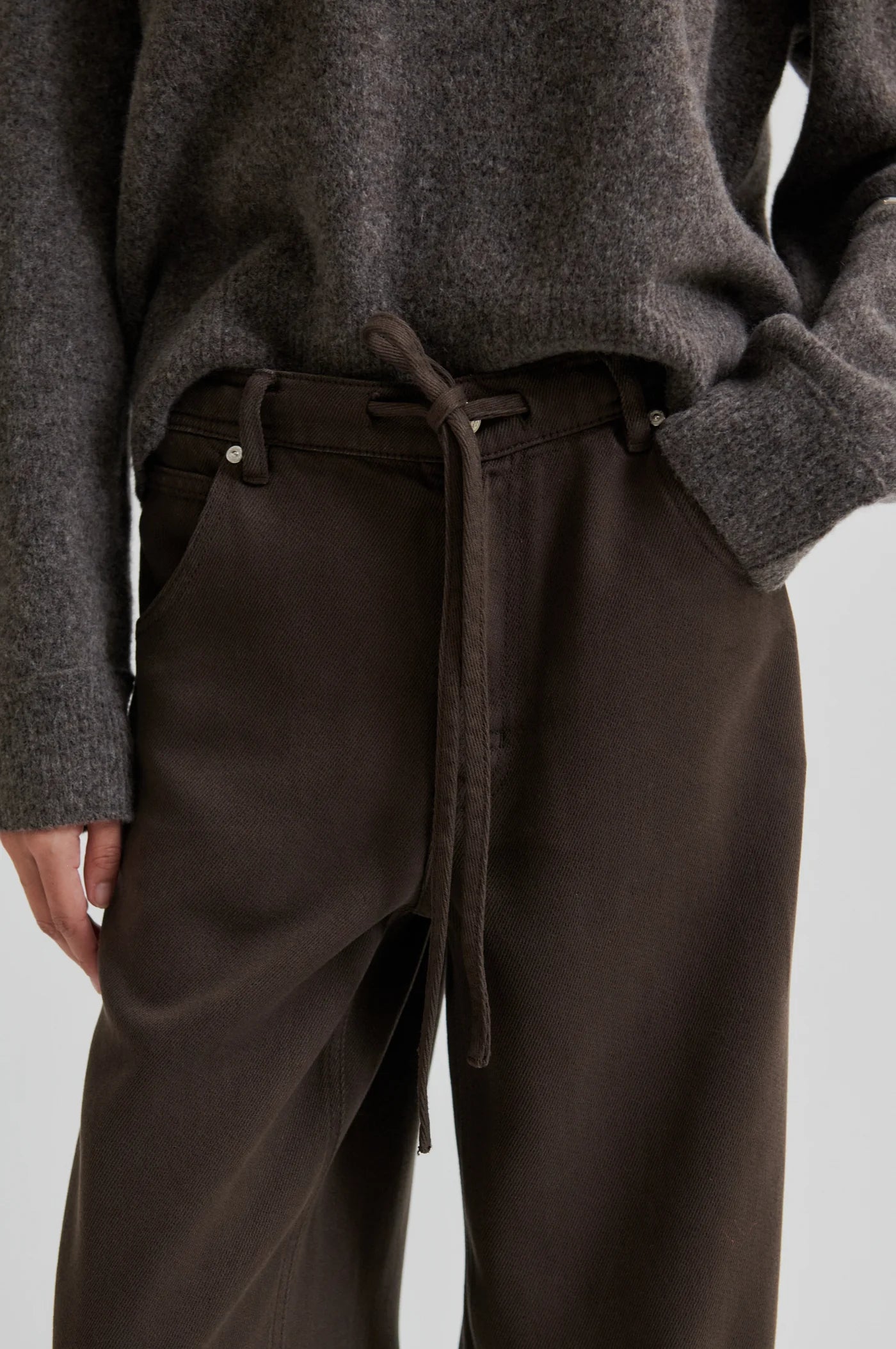 Second Female Brown Irvine Denim Jeans