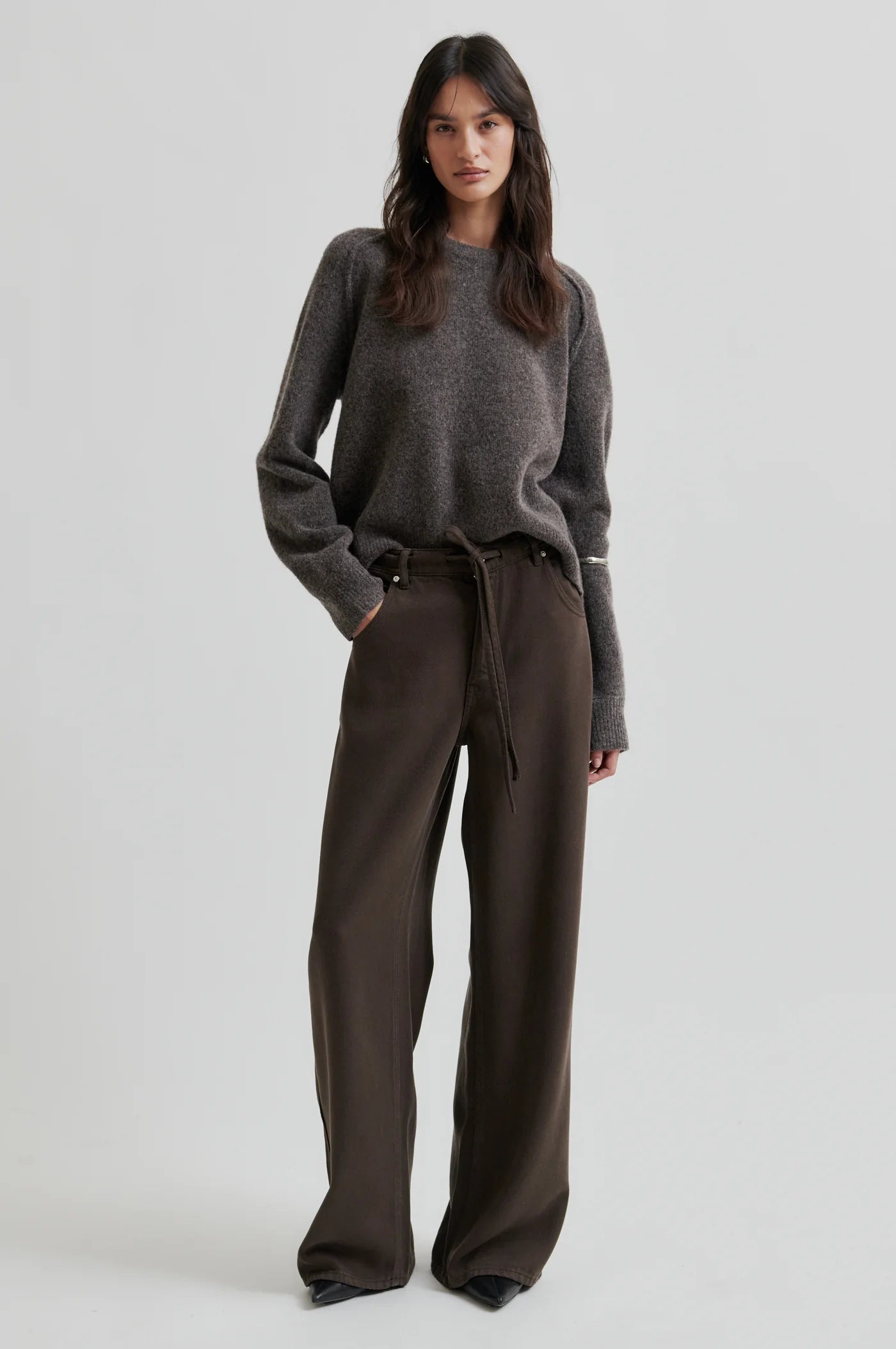 Second Female Brown Irvine Denim Jeans