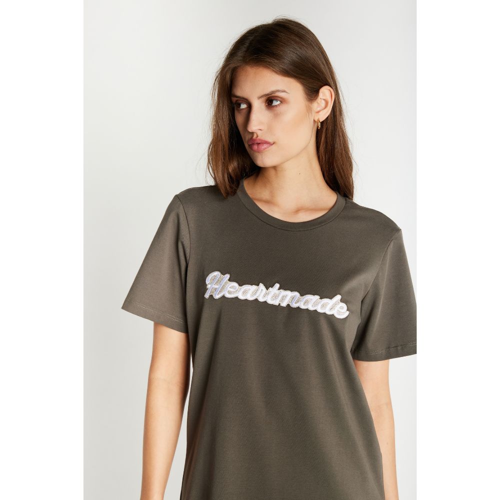 Heartmade Brun Efia Logo Tee