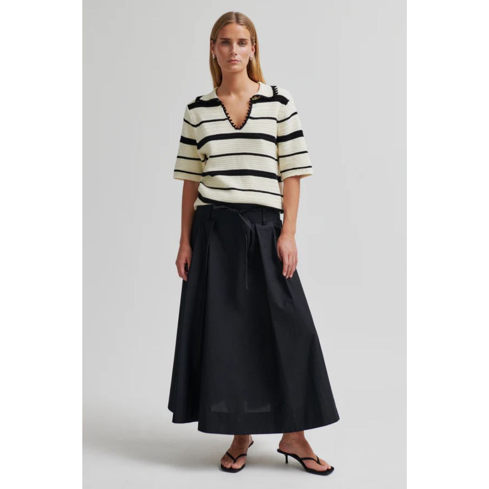 Second Female hvid/sort Susi Knit