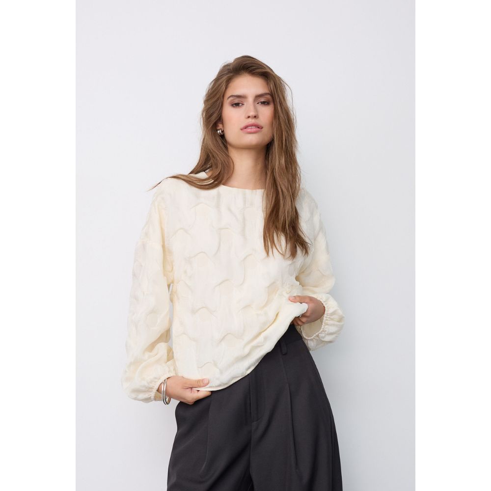 Co`Couture Off Feron Structur Blouse