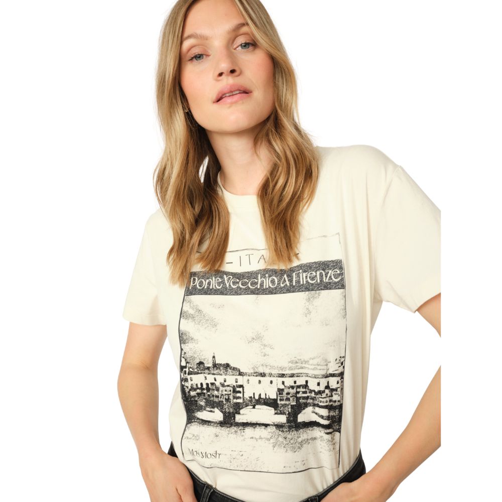 Mos Mosh Ecru Ansie Tee