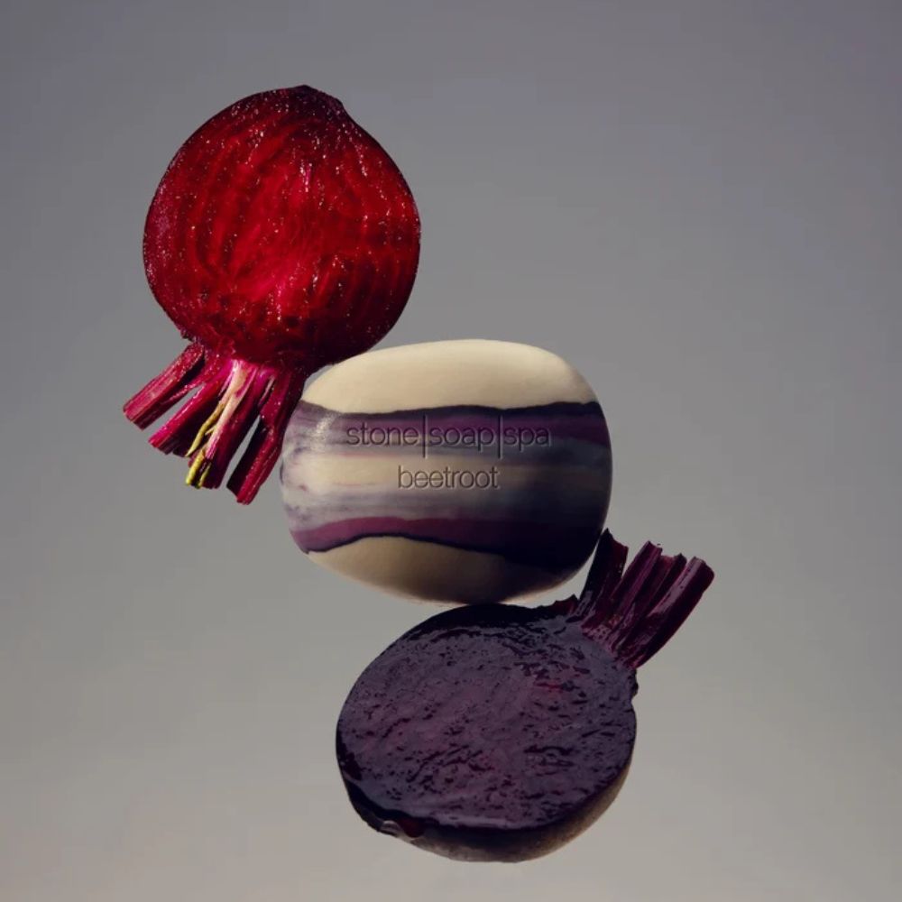 Stone Soap Rødbede/Mandarin/ Cedertræ Sæbe