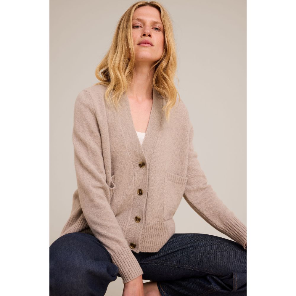 Sibin Linnebjerg Light Sand Carole Cardigan